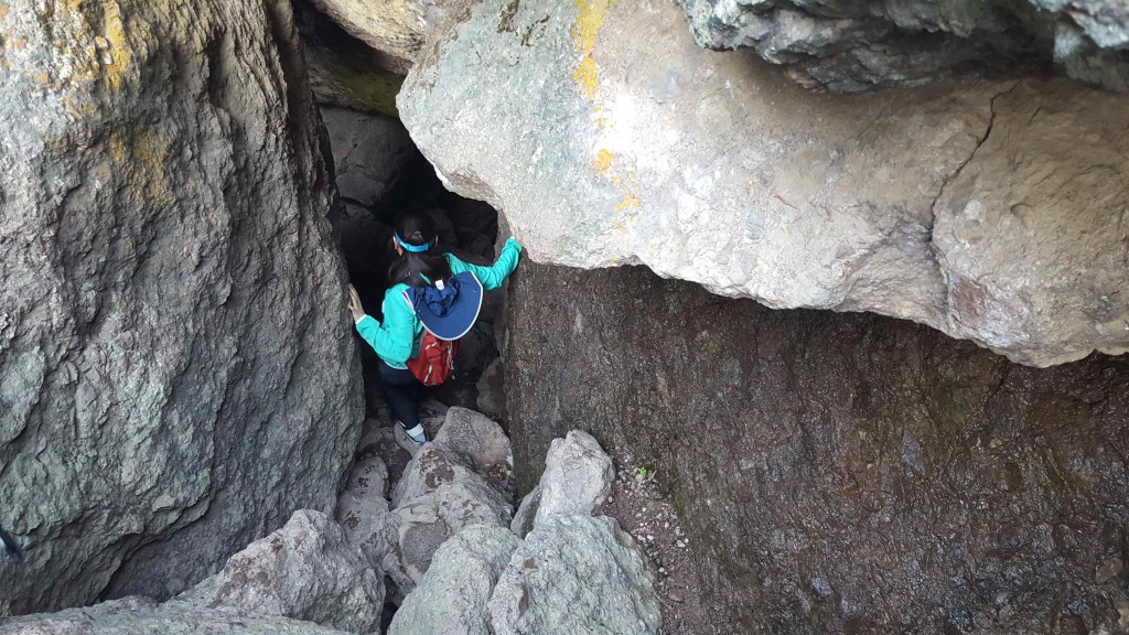 Entering Balconies Cave