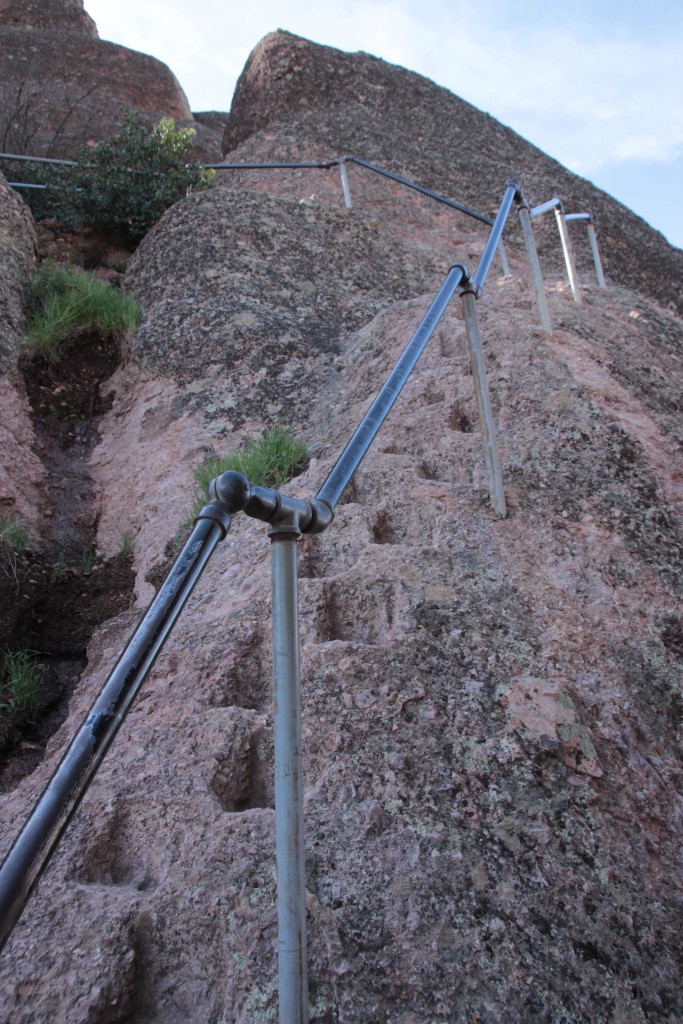 Stairs up to High Peaks, Pinnacles National Park